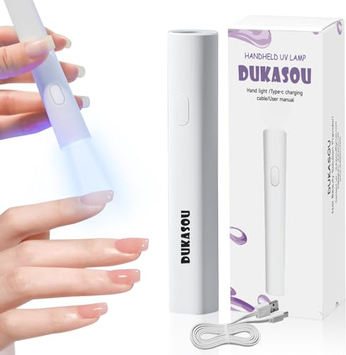 UV Lampe für Gelnägel - Mini U V Lampe für Nägel Led Lampe Nägel UV Nagellampe Klein LED Nagellack Trocknergerät für Nagellack Aufbaugel Nail Tips nagelkleber Geschenke für Frauen