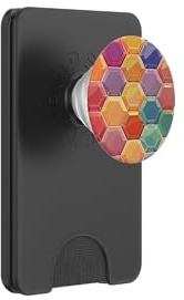 Honeycomb Bee Lover Beekeeper Apiarist Honeybee PopSockets PopWallet for MagSafe