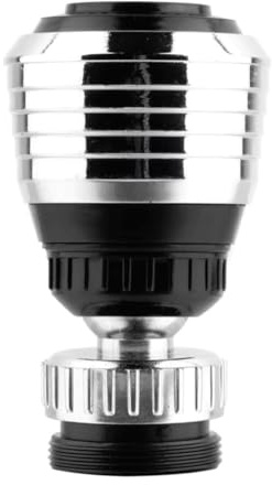 Tap Attachment with Shower Head - 360° Swivel Shower with Aerator & Mixing Nozzle | Water Saving Attachment for Kitchen & Bathroom Dual Function (Pack of 1)