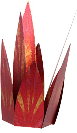 Toyvian 1 Ensemble Décoration de Jardin de Ornement Fleur Agave Rouge pour Balcon Jardin et Pelouse