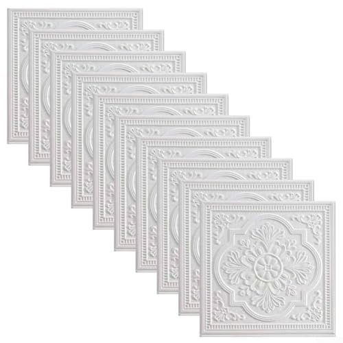 CashMuch Fliesenstein, Ziegelmauer, Heimdekoration, 3D-Weichschaumplatten, wasserdicht, ölabweisend, schallisoliert, 35 x 35 cm, 1 oder 10 Stück