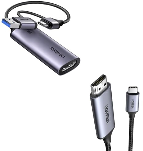 UGREEN Câble USB C vers HDMI 4K 60Hz Carte de Capture Vidéo HDMI 4K