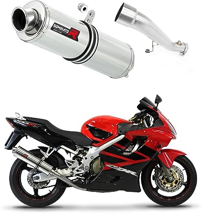 DOMINATOR Terminale di Scarico Marmitta Silenziatore ST compatibile con CBR 600 F4i 2001-2006