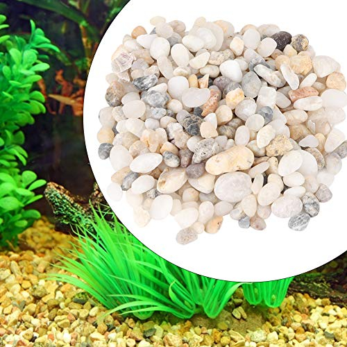 Aquarium Kies Getreide Aquarium Sand Naturbeige Abgerundete feuergetrocknete Körner Aquarium Dekoration Landschaftsbau
