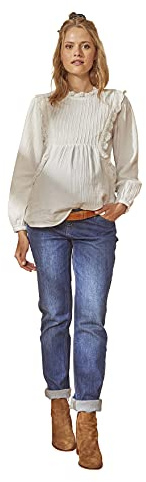 VERTBAUDET Jean mom de Grossesse Bandeau sans Couture Denim Brut 40