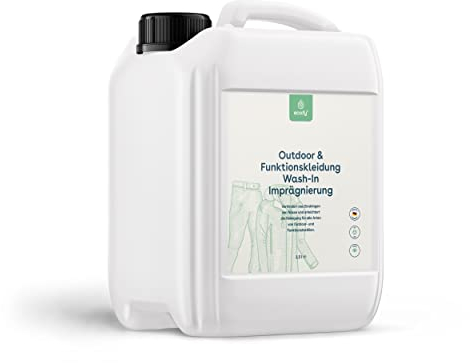 eco:fy Textil Einwaschimprägnierung PFC-frei Imprägniermittel Wash-In Waschmaschine Imprägnierung atmungsaktiv umweltfreundlich Goretex Sympatex Gewebe (2,5 Liter)