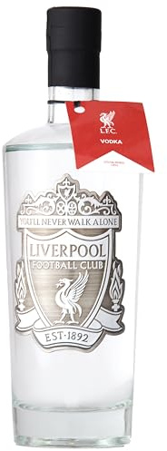 Official Liverpool FC Vodka for Men & Women, Premium LFC Gift for Reds Football Fans, Crystal Club Edition, Passionate Reds Supporters - 70 cl Alcohol