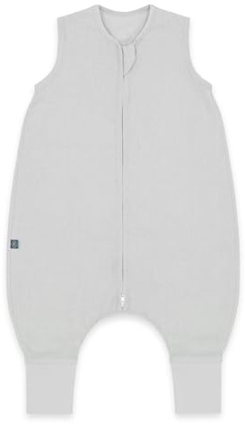 emma & noah Baby Schlafsack mit Füßen 0.5 TOG, Leinen Schlafsack mit Beinen für den Sommer, 100% Leinen, OEKO-TEX Zertifiziert, Stampelsack für Neugeborene
