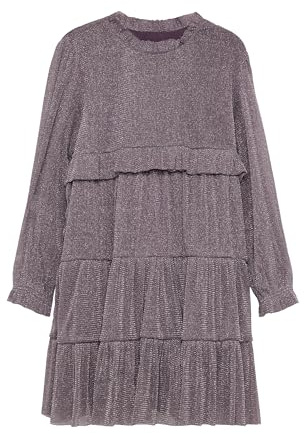 s.Oliver Gefüttertes Mesh-Kleid mit Glitzergarn