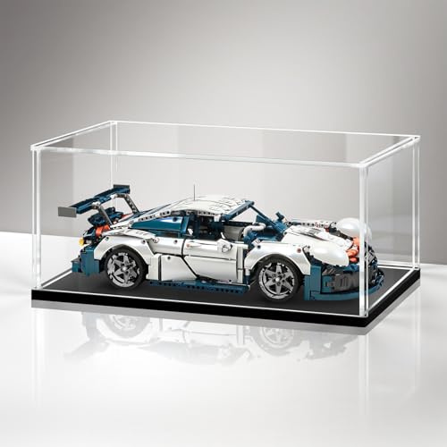 Acryl Vitrine/Schaukasten/Display Case/Display Box für Modellautos, Figuren, Sammlerstücke | Selbstmontage (55x25x25 cm)