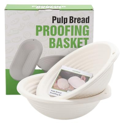 Panier rond de fermentation pour pain, 2 unités, 21,5 cm