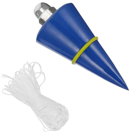 CLISPEED 300g Plomada De Martillo Vertical y Colgante Herramienta De Medición Para Construcción Para Obras y Uso Profesional