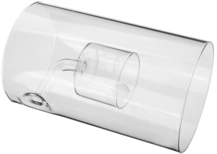 iplusmile Copertura Trasparente in Vetro Per Candele Protezione Antivento Per Candele Da Tè Design Semplice e Duraturo