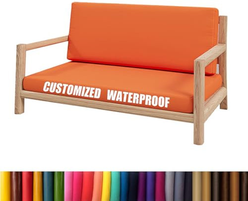GYCF Cojines para Bancos Tamaño Personalizado, Antideslizante Cojín Asiento De Muebles, Cojíns para Banco Zapatero Interior, Impermeable Cojín Colchoneta Banco Jardin Exterior (Personalizado)