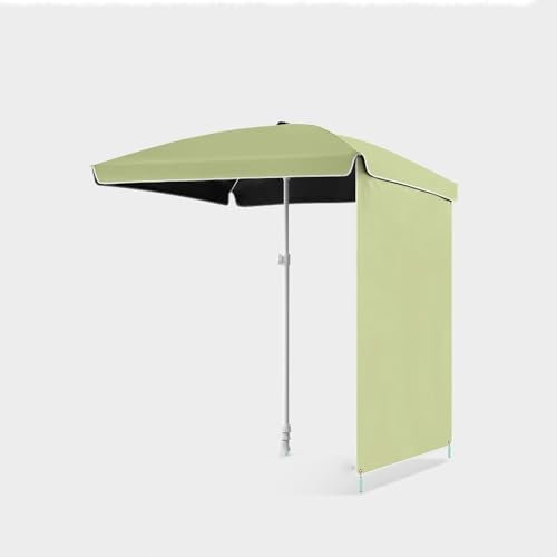 YCYHZC Ombrelloni da Spiaggia Quadrato da 200cm, Parasole da Campeggio con Tenda, Ombrellone da Picnic, Ombrellone da Tavolo per Mercato(Green,160cm/5.2ft)