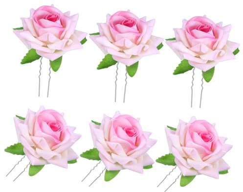 Hemobllo 6Pezzi Forcelle per U con Decorative Accessori Eleganti per Matrimonio e Feste Adatti per Sposi e Speciali