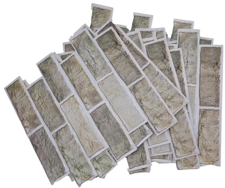 HASLED Paneles Murales Autoadhesivos 3D PVC 30x30 cm - 10 Unidades - Revestimiento Decorativo para Baño, Cocina, Dormitorio