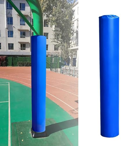 WAHHWF Cuscino Per Palo Di Basket Imbottitura circolare pali basket (2-12 pollici): manicotto protezione colonna sicurezza esterna (1 pollice spess.)(Blue,Fit 4(10.2 cm) Dia Pole)