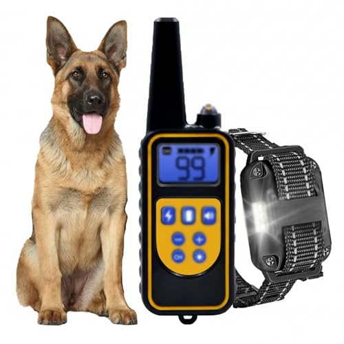 Generisch Erziehungshalsband Hunde,hundetrainingshilfe,klassisches Hundehalsband, wasserdicht,geeignet für große mittlere kleine Hunde (T3)