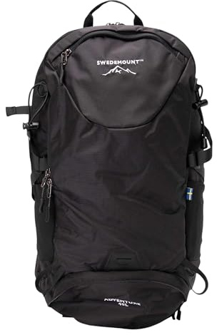 Swedemount Adventure 40L Wander-Rucksäcke Unisex, Wasserabweisend | 40 Liter Volumen, Fünf Fächer, Trinksystem-kompatibel, Verstellbare Brust- & Hüftgurte, Regenschutz inklusive