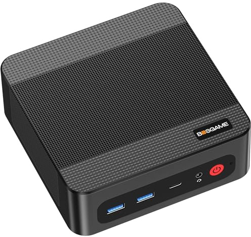 BOSGAME P3 Pro Mini-Gaming-PC AMD Ryzen 9 7940HS, Radeon 780M | 8C/16T bis 5,2 GHz, 16GB DDR5 RAM, 1TB PCIe 4.0 SSD USB-C Full Function, Triple 4K@60Hz Display, Windows 11 Pro