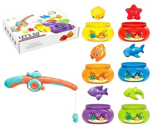 Magnet Fishing Game Educational Color Learning Activities