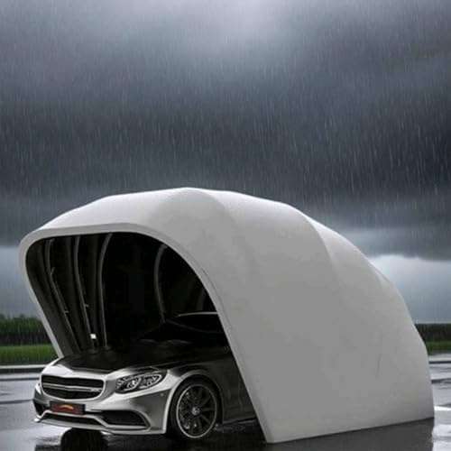 Cubierta retráctil para cochera, toldo plegable semiautomático, refugio móvil para coches, SUV, vehículos, garaje al aire libre