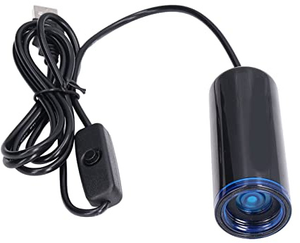 Jiawu USB-driven Elektrisk Luftpump, Bärbar Resevakuum med 2 Munstycken, Kompakt Luftmadrasspump för Förvaringspåsar och Matkonservering
