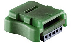 Estate senso Umidità steckbar gomma colore verde Blister con inserto, 1 pezzi, 10371