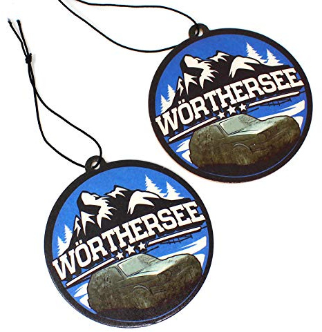 2er Set Tuning Lufterfrischer Duftbaum fürs Auto Air Freshener Design Duft Anhänger (2x NEW Wörthersee)
