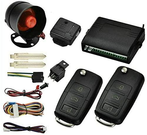 Zentralverriegelungs Kit, Riloer Fernbedienung zentrale der Auto Schloss Verschluss Keyless Entry System Kit, Stoßdämpfersensor & 2 Fernbedienung