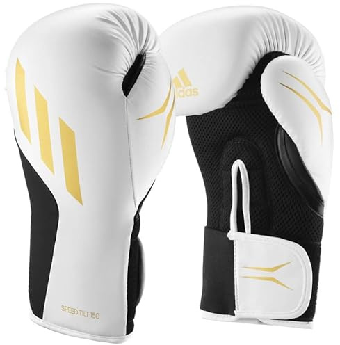 Adidas Speed TILT 150 Guantoni da Boxe - Guantoni da Boxe da Allenamento per Uomini e Donne - Guanti per Sacco Pesante, Guanti da Kickboxing, Guanti da Boxe per Fitness e MMA