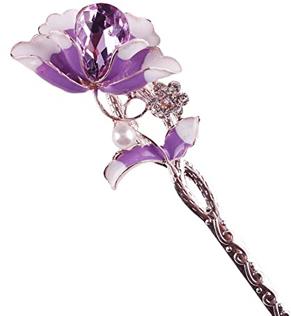 Katutude Chinesischer Haarstab Strass Perlen Haarnadel, Blume Haar Stäbchen Vintage Haar Stick Haar Dekor, Haarstäbchen Haarschmuck Pin für Frauen Mädchen