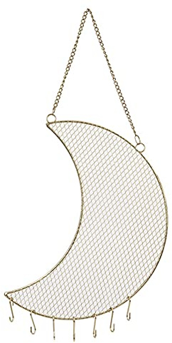 Katutude Smyckesställ, vägg, smyckeshållare, örhängeshållare, hängande smycken, organisatör, halsband, örhänge, förvaring, display, present för flickor, kvinnor