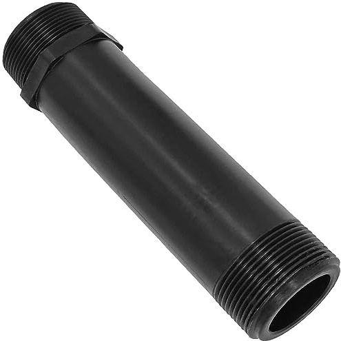 MegaHaustechnik Gewindefitting Kunststoff, Langnippel 160mm, 1 Zoll AG | Trinkwasser geeignet, 1“ Außengewinde-Außendurchmesser 33mm, DN25 Rohrdoppelnippel Verlängerungsstück