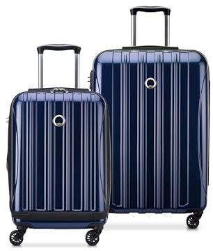 DELSEY PARIS Helium Aero Hardside Expandable Luggage with Spinner Wheels, Blue Cobalt, 2-Piece Set (19/24), Helium Aero Hardside Expandable Luggage with Spinner Wheels