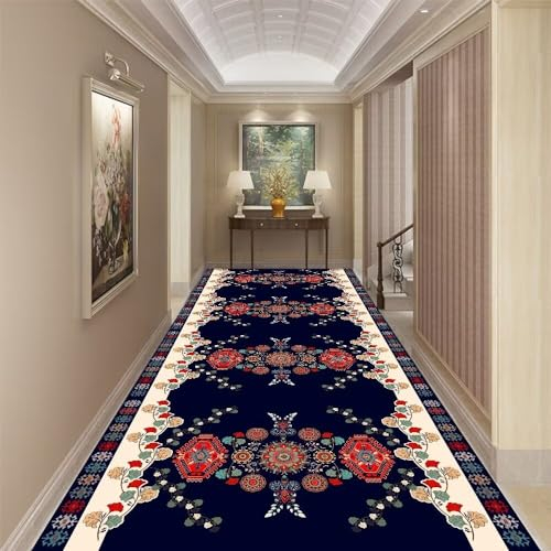 RUGMRZ Baby Spiel Teppich Korridor Balkon läufer Teppich blau Auto teppiche Kleiner Teppich Baby Spiel Teppich küchenteppich rutschfest170x240CM
