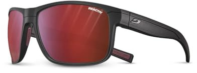 Julbo Sonnenbrille - RENEGADE - Herren - Schwarz/Dunkelrot - Selbsttönend 0 <> 3