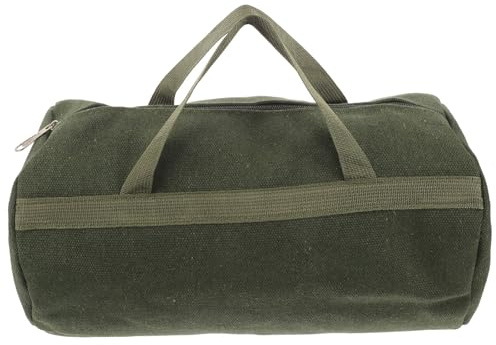 FOYTOKI Canvas Tool Pouch with Zip Tool Pouch Organizer for Tools Lightweight Portable Storage Bag for Diy Repairs Home Car and Garden Use Large Capacity Utility