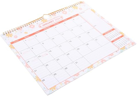 CAXUSD Wandkalender Monatskalender Zum Aufhängen Mit Löchern Für Zuhause Oder Büro Zum Organisieren Von Terminen Und Notizen Für Täglichen Gebrauch