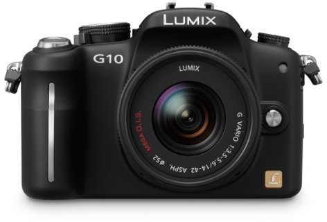 Panasonic Lumix DMC-G10 12.1 MP Live MOS Mirrorless Digital Camera with 14-42mm Lumix G Vario F/3.5-5.6 MEGA OIS Lens Black (Renewed)