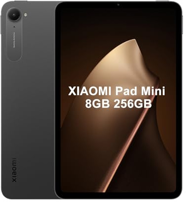 XIAOMI Pad Mini, Tablet 8.8 Pulgadas, Pantalla 3K, Procesador MediaTek Dimensity 9400+, Batería 7500mAh, (Gris, WiFi,8+256GB)