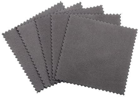 Gamuza para limpiar plata Paño for pulir plata, paños de limpieza, paño suave, Herramientas antideslustre for accesorios joyería