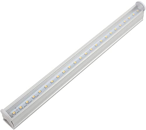 Vetrineinrete® Sottopensile led smd trasparente plafoniera neon tubo 30 50 60 90 120 cm luce calda 3000k reglette per soffitto mensole ripiani (90cm 18w) P83