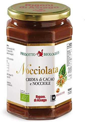NOCCIOLATA BIO RIGONI DI ASIAGO CREMA SPALMABILE 650g BIOLOGICA CACAO CIOCCOLATO