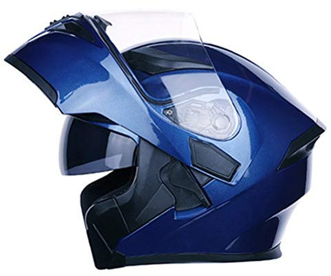 Generic Männer Full Face Motorradhelme Safe Double Visor DOT Klapphelm Casque Moto Racing Vier Jahreszeiten Motorradhelm