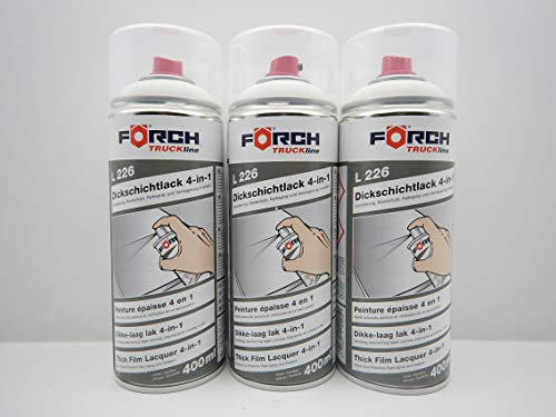 Förch 4 in 1 FIAT 249 POLARWEISS WEISS DICKSCHICHTLACK LACK SPRAY SPRAYDOSE 400ML (3)