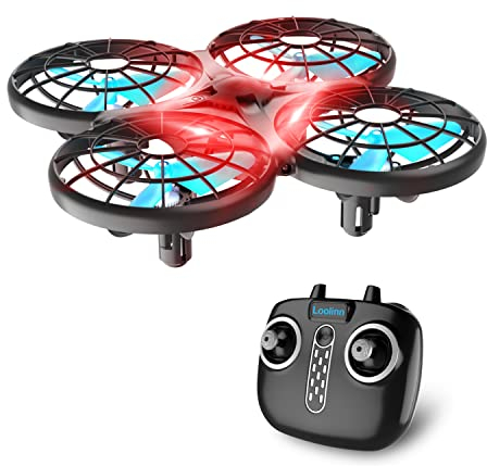 Loolinn | Drone for Kids Gift - RC Drone, Mini Drones with Auto Anti-Collision Technology/Safe for Kids/Easy to Fly / 360° Flip/Hand-Controlled Mode / 14 Minutes Flight Time /C0 (Gift for Kids)
