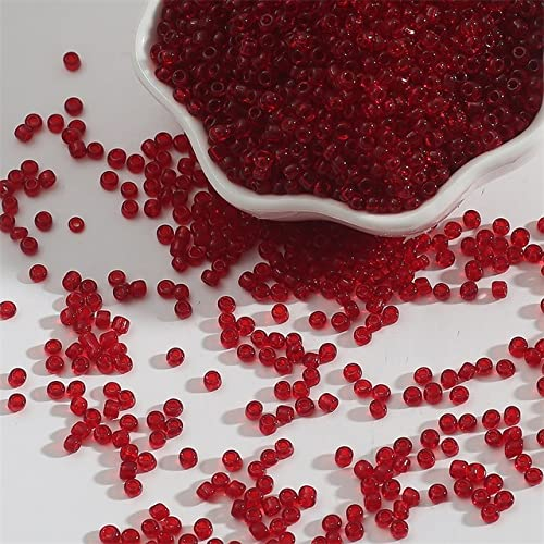 Czech Glass 150-1000pcs Seed Beads Austria Crystal Round Spacer Beads for Kids DIY Jewelry Making Accessories 2 3 4 mm Wholesale-Burgundy,4mm 150pcs