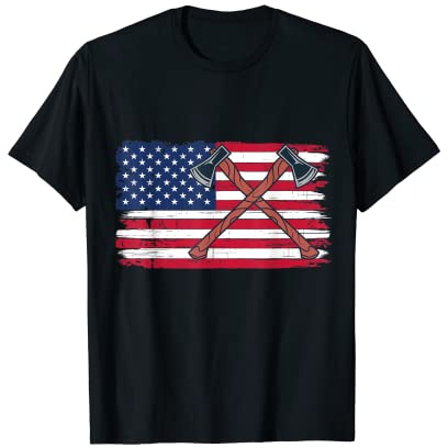 Axle Maker Patriotic US Flag T-Shirt